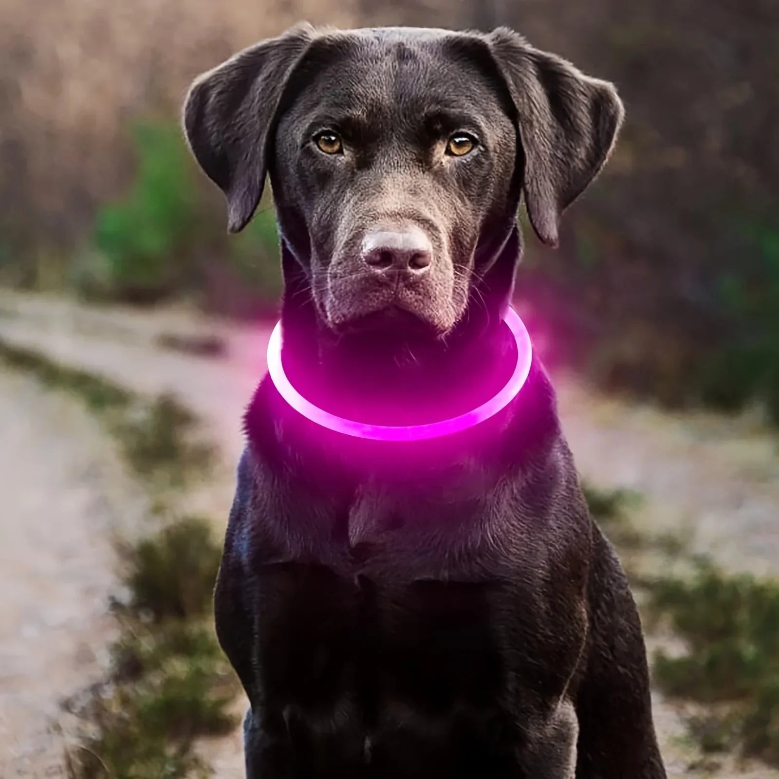Snoutbound Glow Collar – USB Rechargeable LED Dog Collar for Night Walks