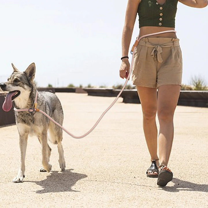Snoutbound Hands-Free Dog Leash – Adjustable Waist Leash for Walking & Running