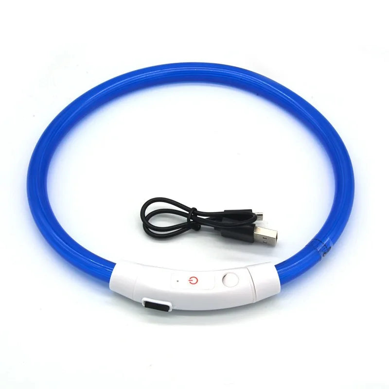Snoutbound Glow Collar – USB Rechargeable LED Dog Collar for Night Walks